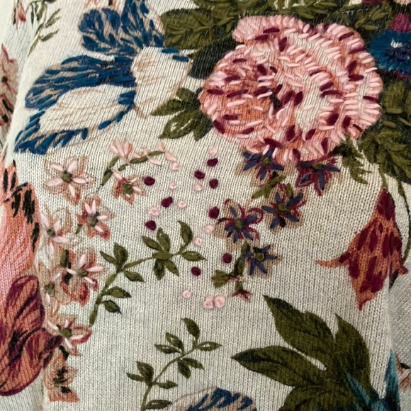 Used Sweater Angel Of The North Floral Knit Multi Color - Picture 4 of 12